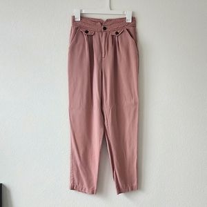 Anthropologie Greylin tencel pants trousers dusty pink high rise small